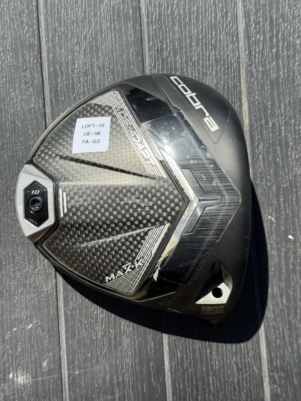 Cobra DS Adapt Max K Driver - Head Only