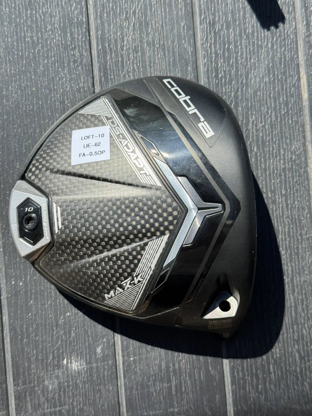 Cobra DS Adapt Max K Driver - Head Only