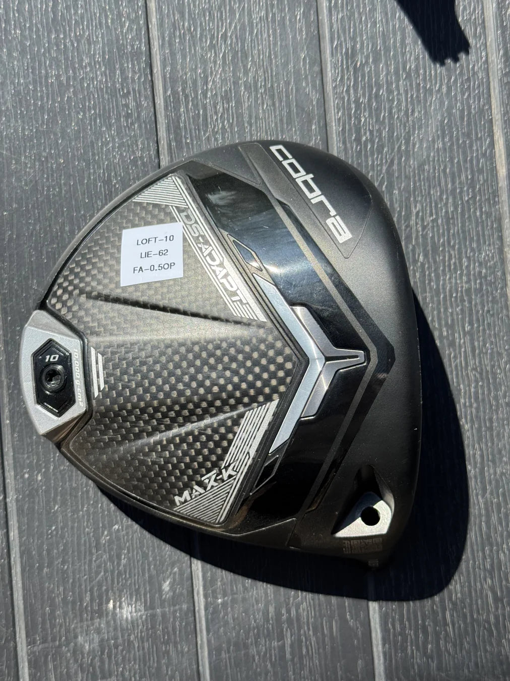 Cobra DS Adapt Max K Driver - Head Only