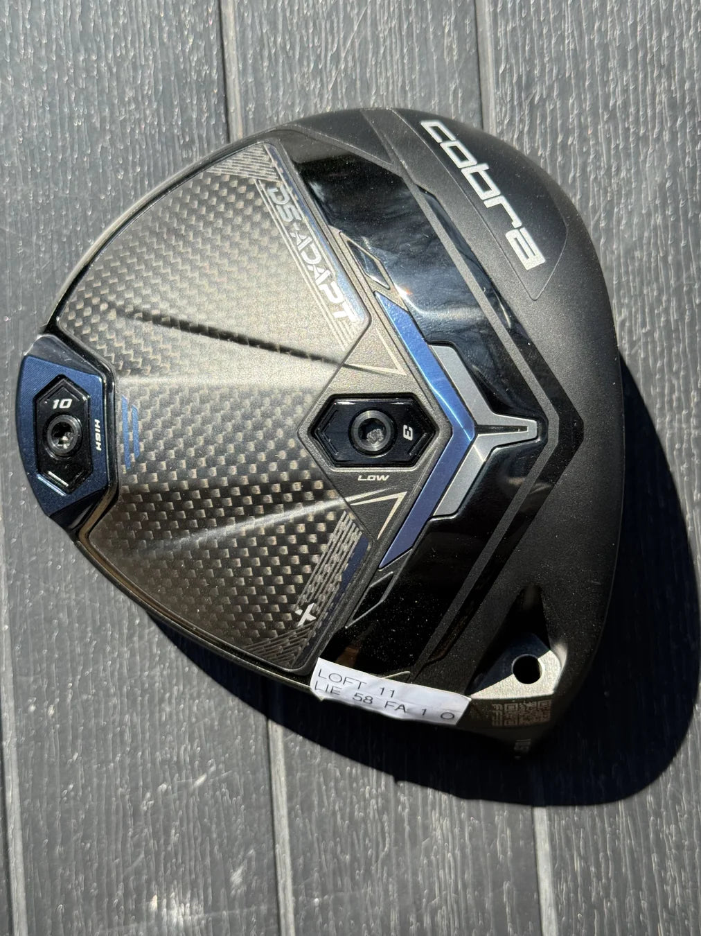 Cobra DS Adapt X Driver - Head Only