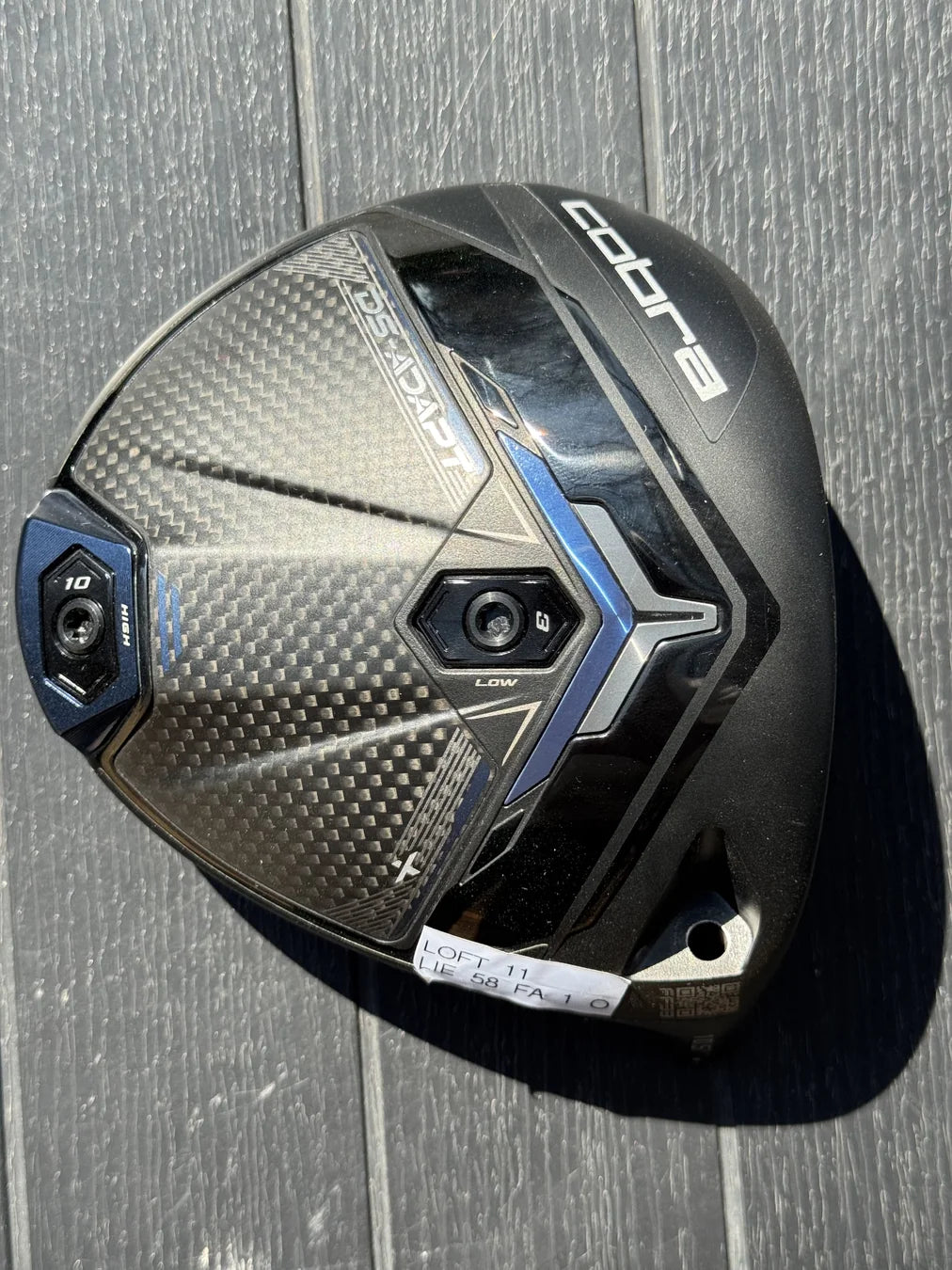 Cobra DS Adapt X Driver - Head Only