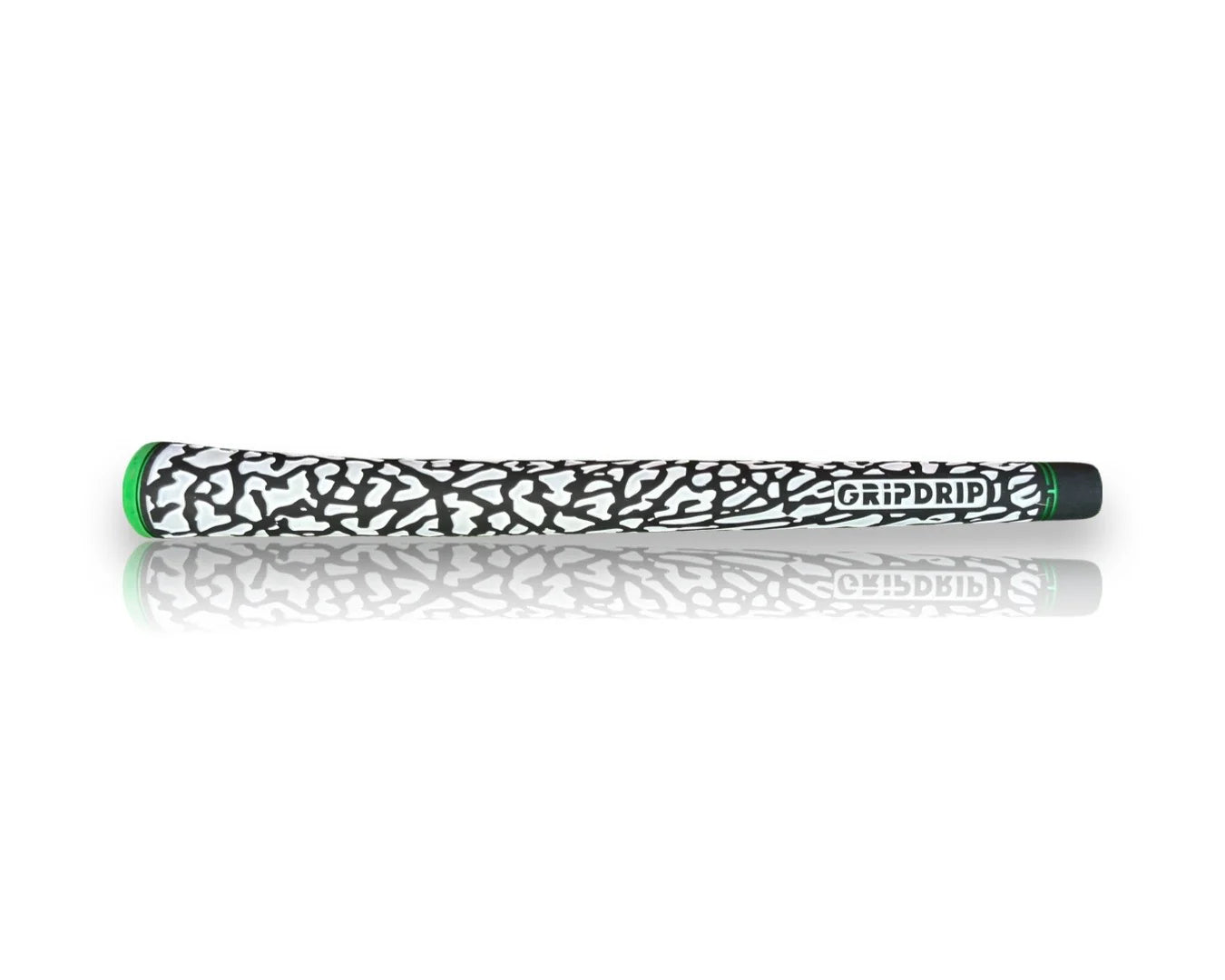 GripDrip - Par 3 Grip - Black, White, Lucky Green