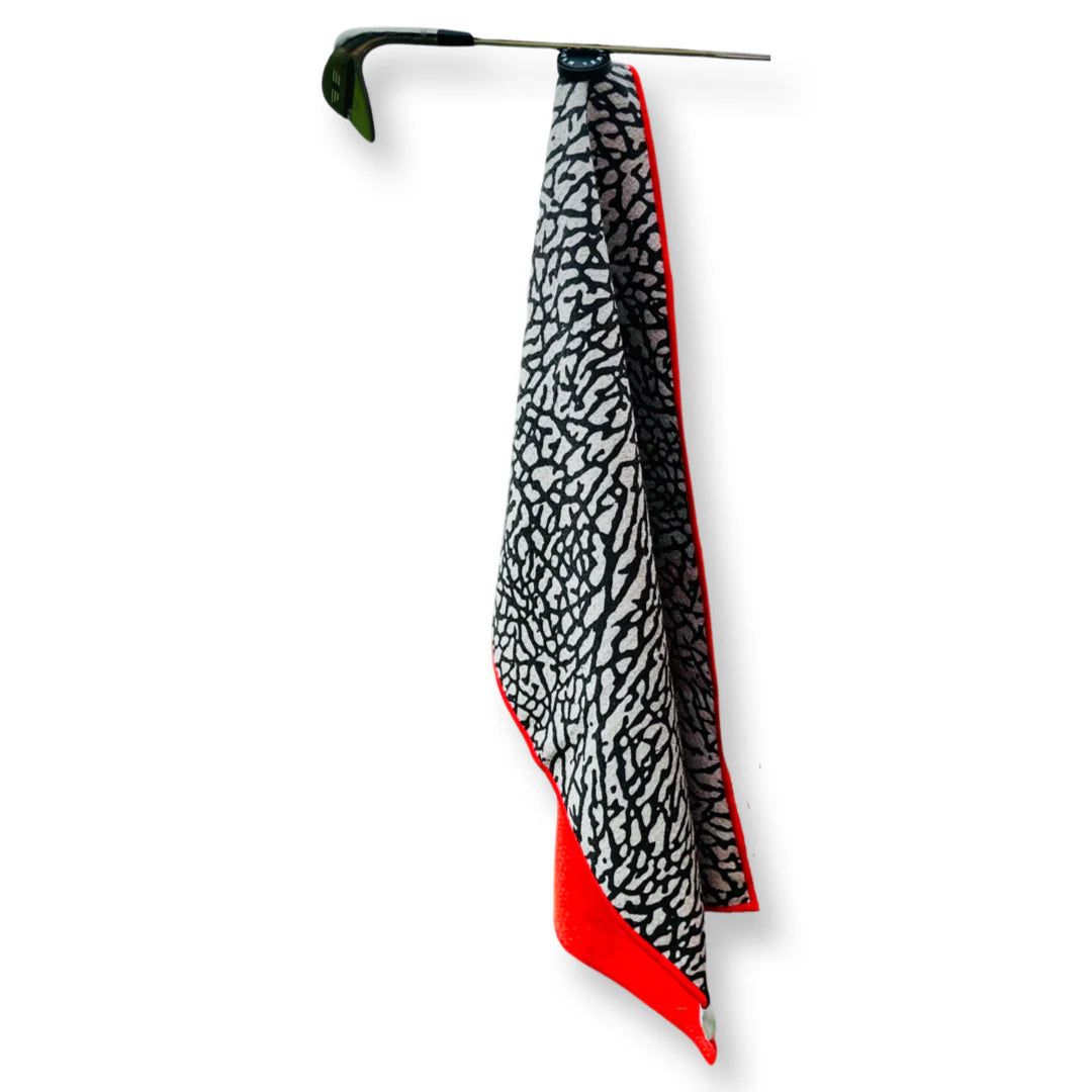 GripDrip Magnet Towel - Par 3 Red